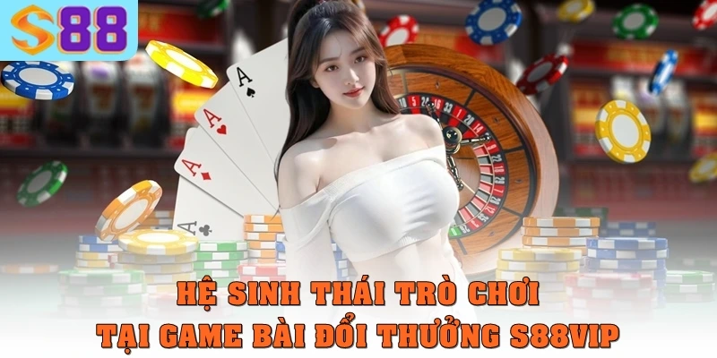 Hệ sinh thái trò chơi tại game bài đổi thưởng S88vip
